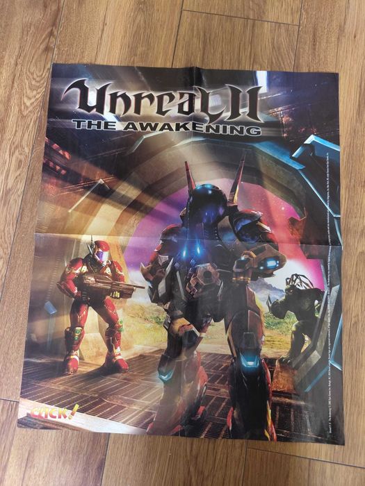 PLAKAT CLICK! Dwustronny: TOCA Race Driver i UNREAL II The Awakening