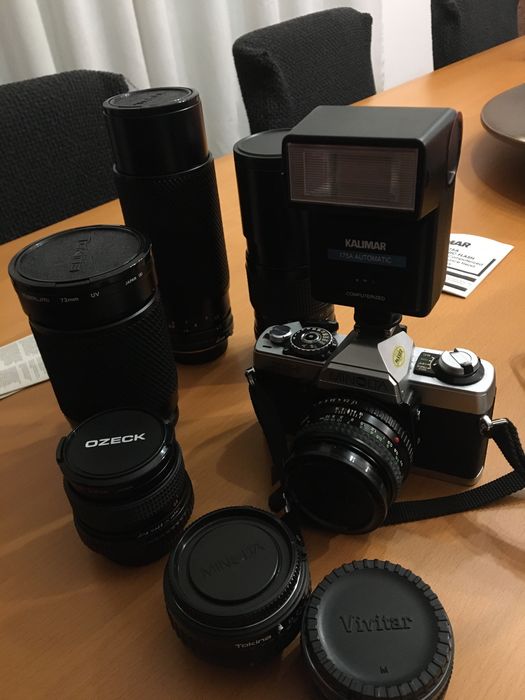 Promoção de Natal - Minolta com sete objectivas novas