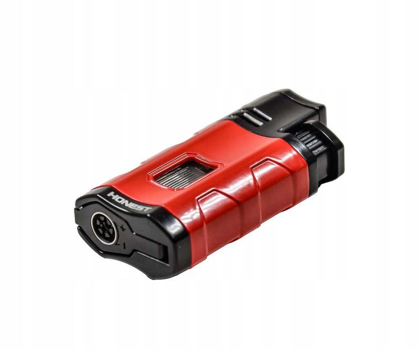 Duża Zapalniczka Żarowa 3X JET Palnik Do Cygar Mocna Puncher Prezent