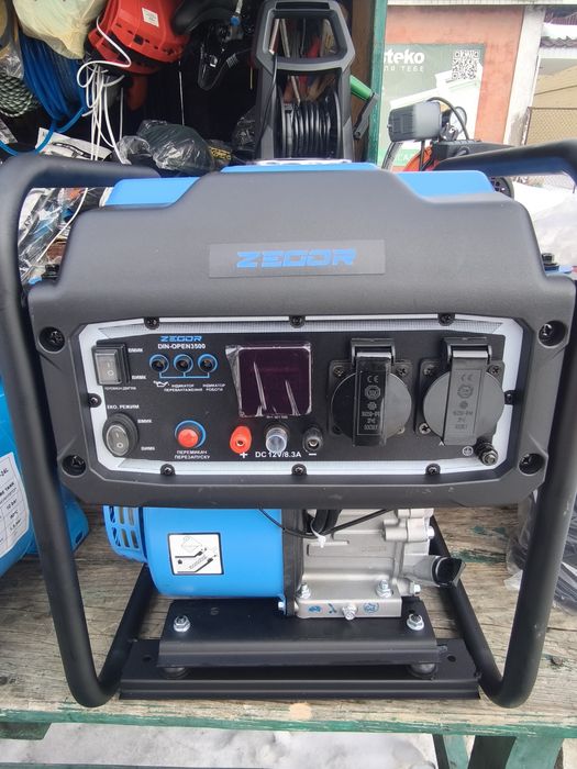 Інверторний бензиновий генератор ZEGOR DIN-OPEN 3500 — 3.0/3.5 кВт, ру