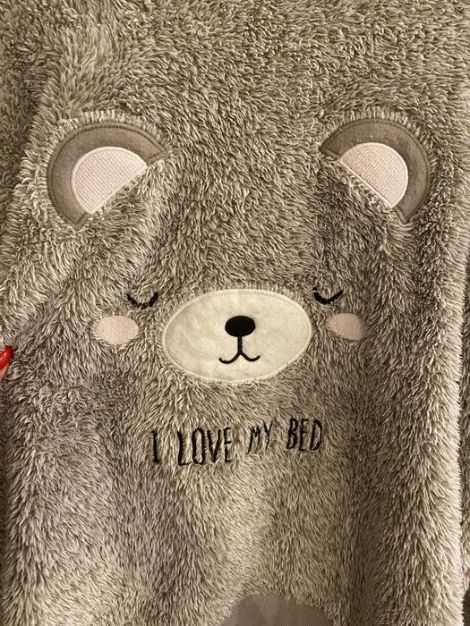 Urocza futrzana bluza/piżamka