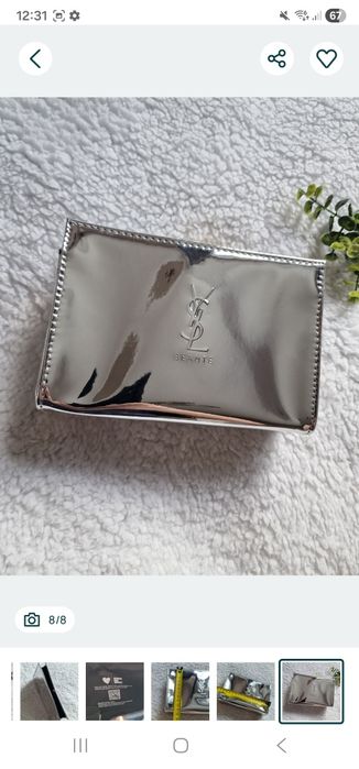 Piękna lakierowana kosmetyczka Ysl beauty