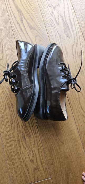 Ruby polbuty bordowy polysk