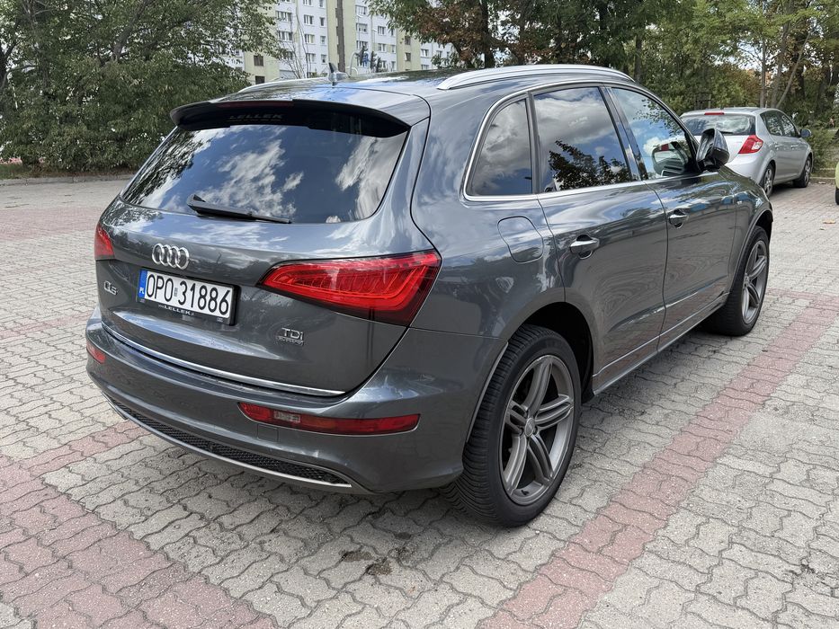 Audi Q5 2.0 TDI Polski Salon 190 KM quattro keyless go 3xS line S tronic 2016 – zadbane