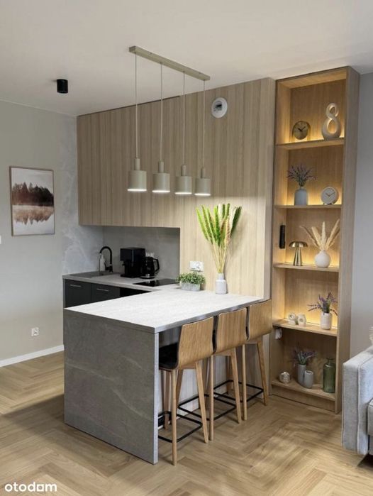 Apartament koło Mrągowa przy stoku narciarskim z widokiem na jezioro