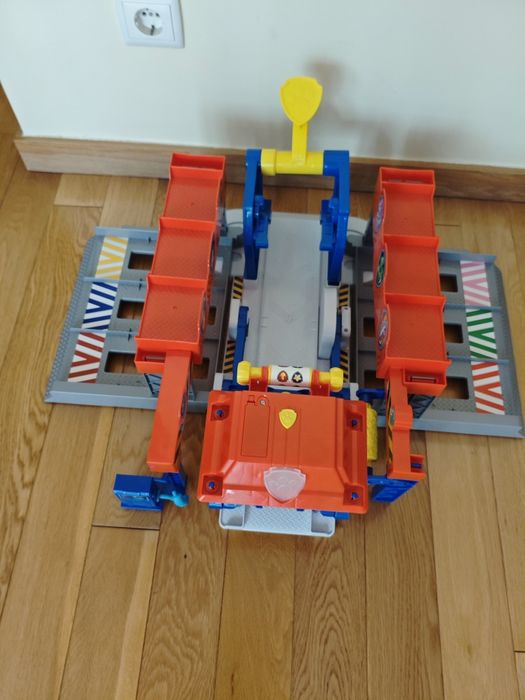 Garagem brinquedo patrulha pata
