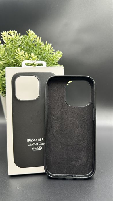 Skórzane Magsafe Etui do Iphone’a 14 Pro Black
