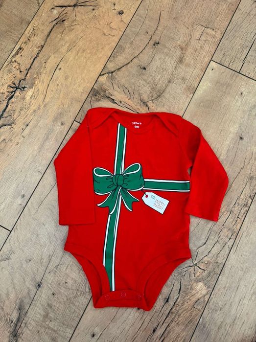 Святковий боді Carters р.9 міс бодик Картерс