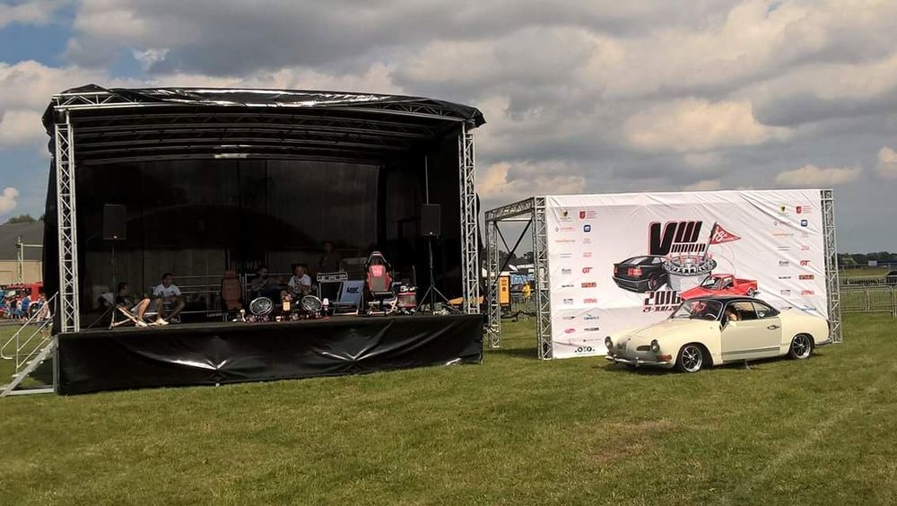 Scena Mobilna estrada scena mobilna 8 x 6m wynajem atestowana