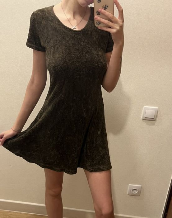 платье велюровое