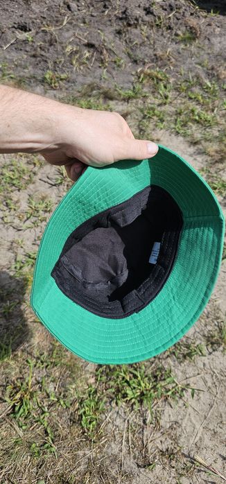 Guiness Nowy czarno zielony kapelusz typu bucket rozmiar L 60cm