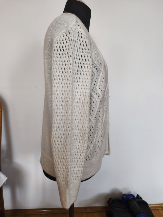 Sweter ażurowy roz 48. 4XL