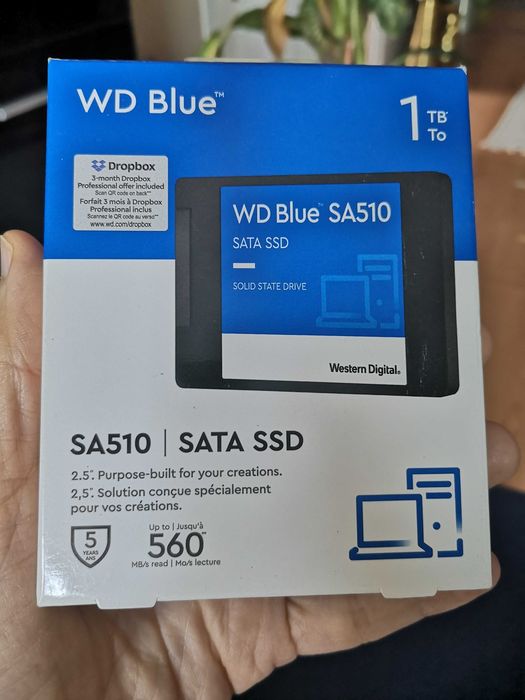 SSD WD Blue SA510 1TB SATA III (Como Novo - Saúde 100% - Garantia)