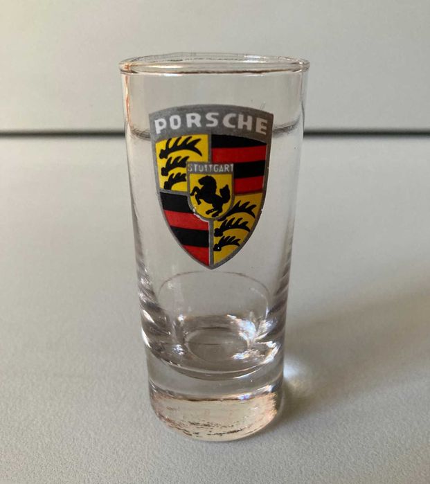 Copo de Shot Antigo Vintage Porsche
