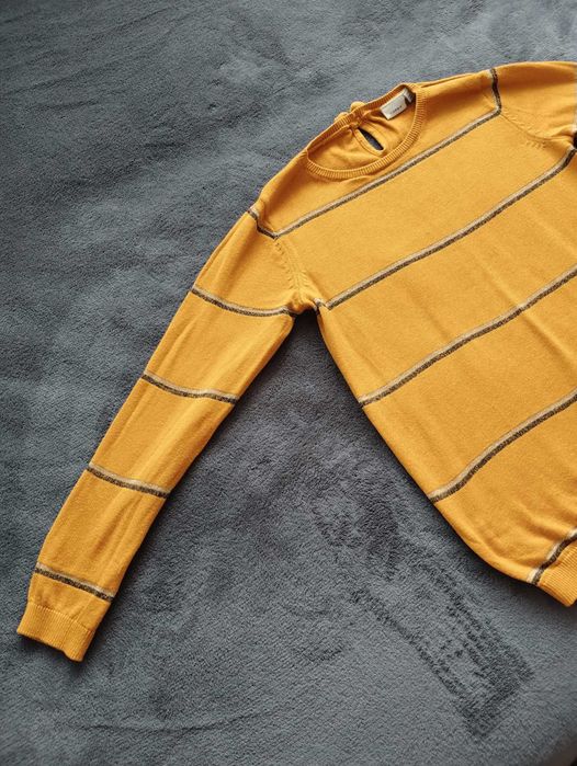 Uroczy, cienki, sweterek, długim rękawem, name it, roz. 122-128 cm