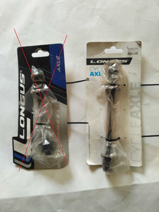 Вісь втулки Ось втулки Longus задня 3/8"x26T 170мм