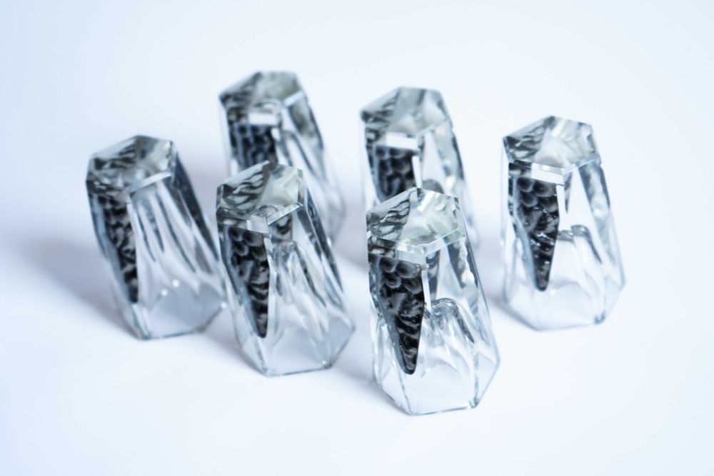 Ekskluzywny zestaw karafka i kieliszki Art Deco Moser unikat