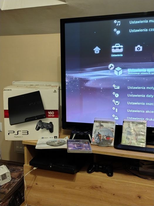 Konsola PS3/pad/gry/PKGi