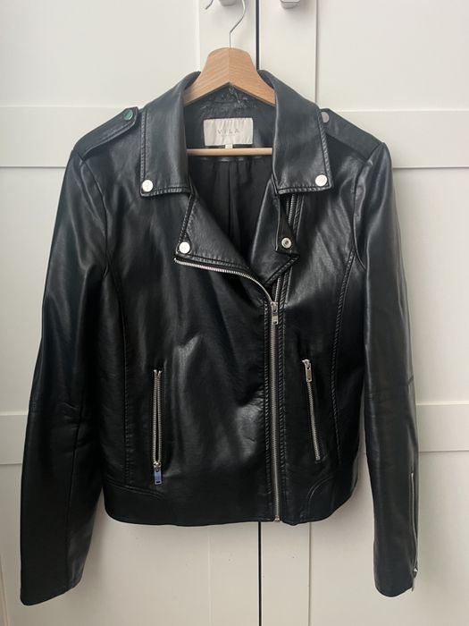 Ramoneska kurtka przejściowa ze skóry ekologicznej jesień Vila M