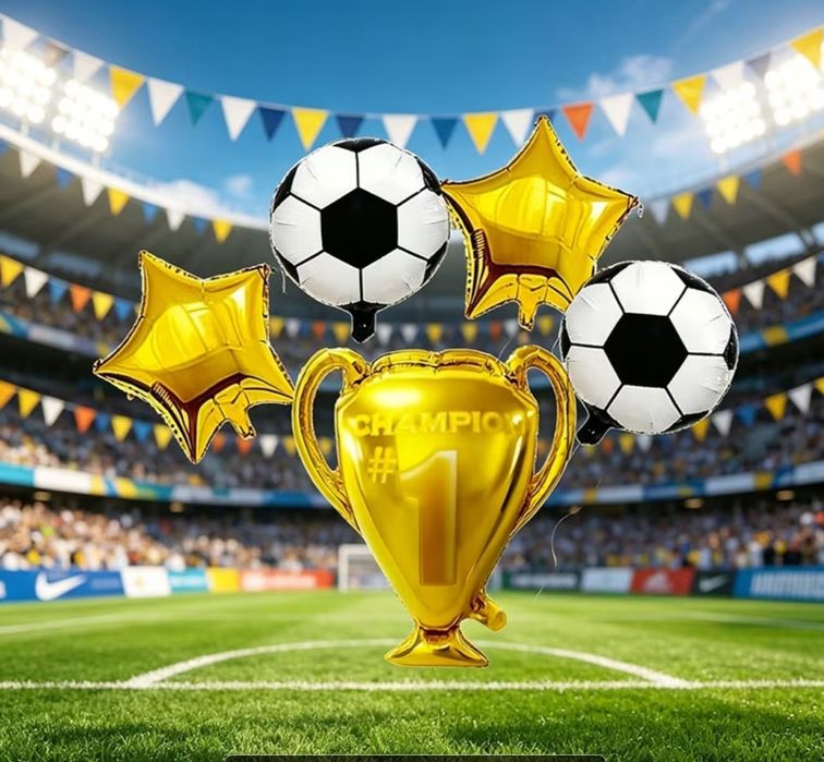 Кулі святкові набор з фольги футбол