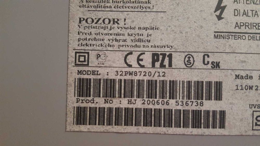 Телевізор Philips модель 32PW8720/12 32 дюйми екран 67-38