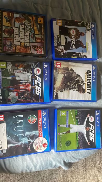 Jogos e ps4 muito bom estado