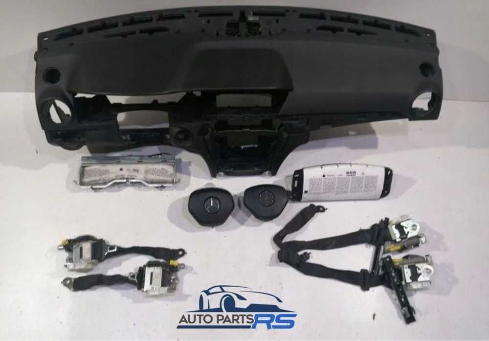 Kit de airbags, cintos de segurança e tablier para Mercedes W204