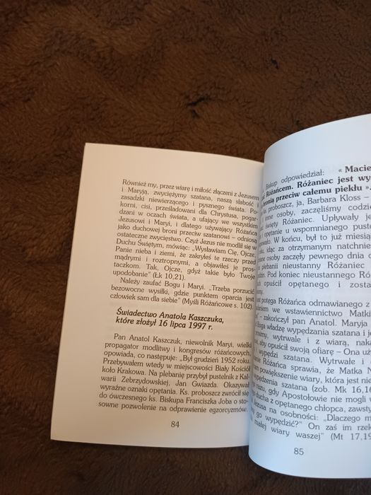 Różaniec razem z aniołami, książka Ks. Polak, rok 2002