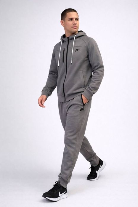 Чоловічий весняний костюм Nike з натуральної бавовни (Doubleface)