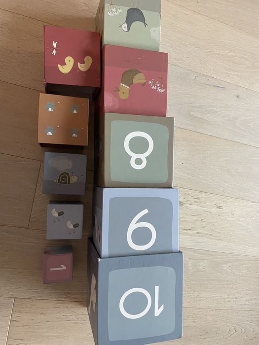 Układanka wieża dla maluszka Little Dutch