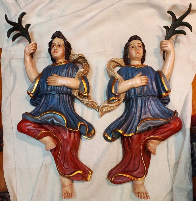 Par Serafins Madeira Parede Século XVIII