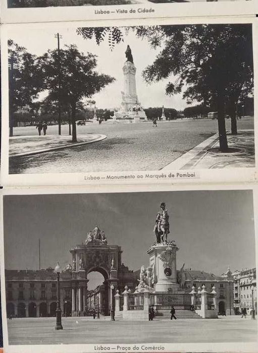 Recordação da Lisboa Antiga em modo de Caderno Extensivel