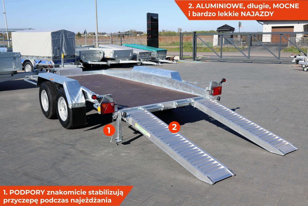 Neptun Przyczepa LOADMAX pod minikoparkę koparkę N35-350 2bld [GN285]