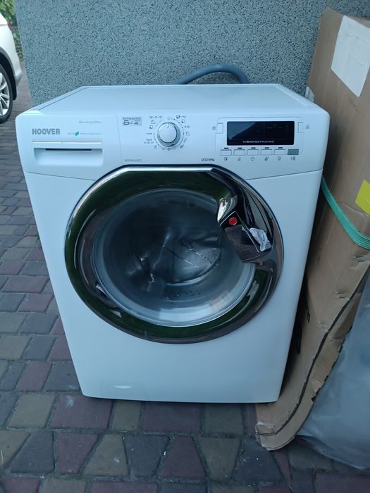 Пральна машина з сушкою Hoover 6+4 кг (Італія). Вузька пралка сушка