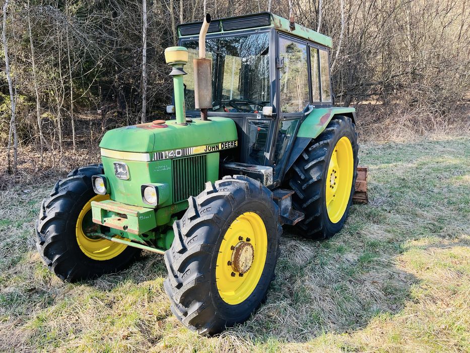 John deere 1140 ciagnik naped 4x4 wspomaganie 55 KM