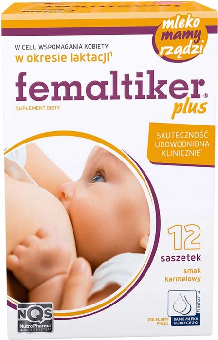 Nutropharma Femaltiker Plus, smak karmelowy, 12 sztuk