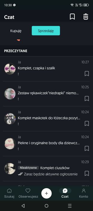 Komplet ciuszków