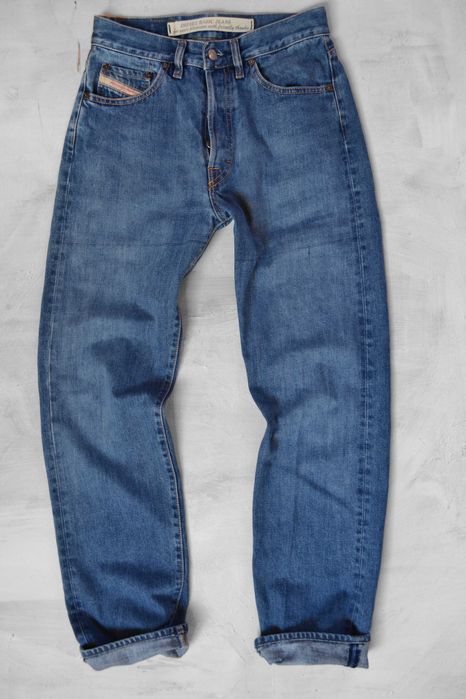 mom jeans Diesel spodnie z wysokim stanem vintage