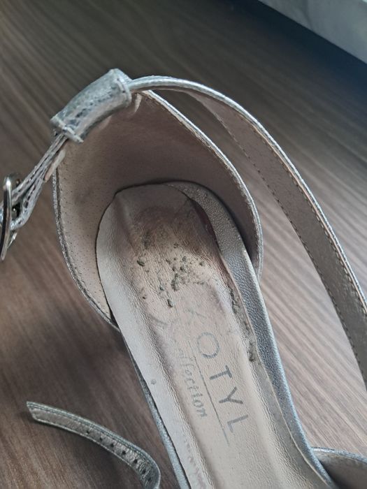Buty ślubne Kotyl 6cm obcasie, rozm. 37