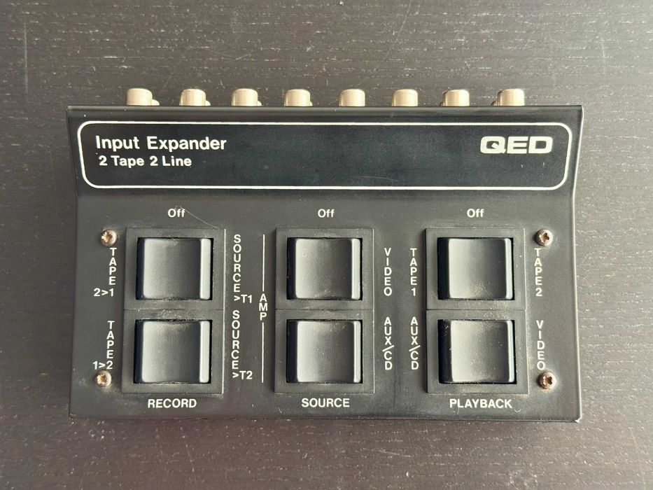 QED IX4 Input Expander 2 Tape / 2 Line Vintage HiFi Made in England