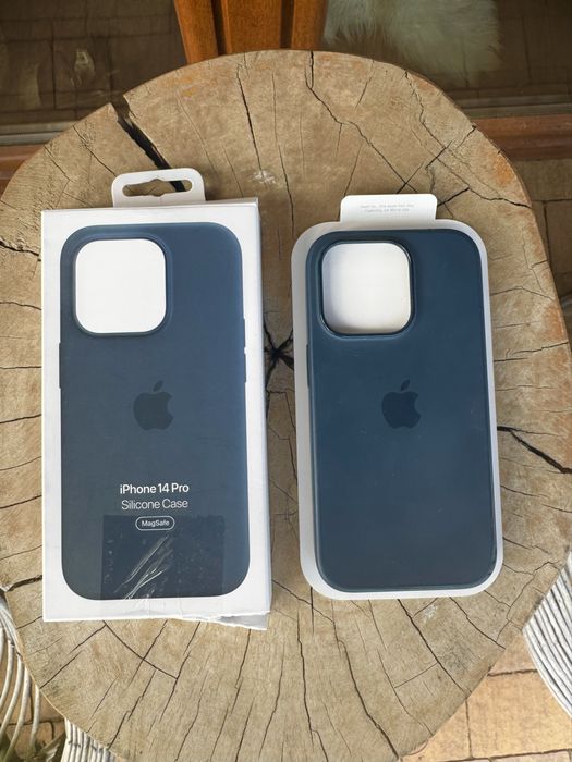 Etui na telefon iPhone 14 Pro niebieskie storm blue