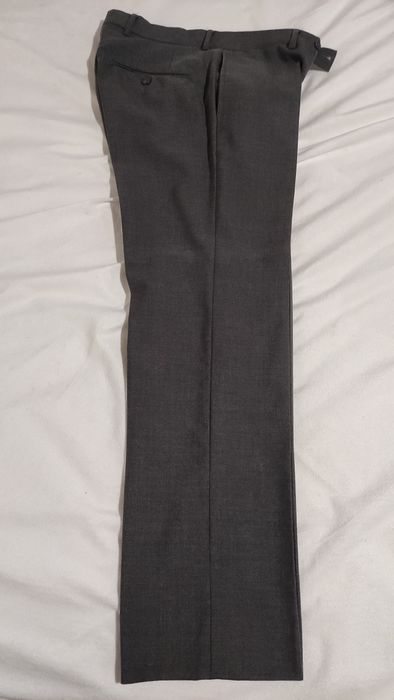 Calças de fato de lã