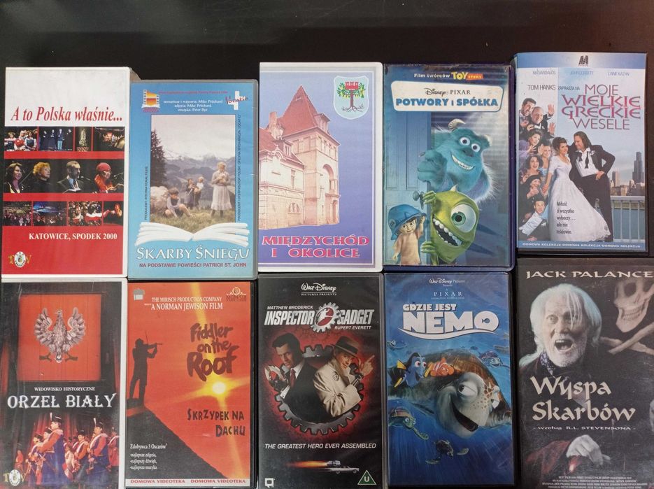 Kasety VHS - kolekcja taśm
