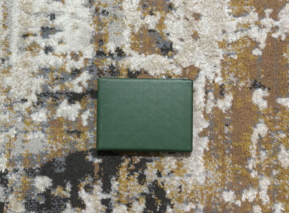 Porta cartoes verde