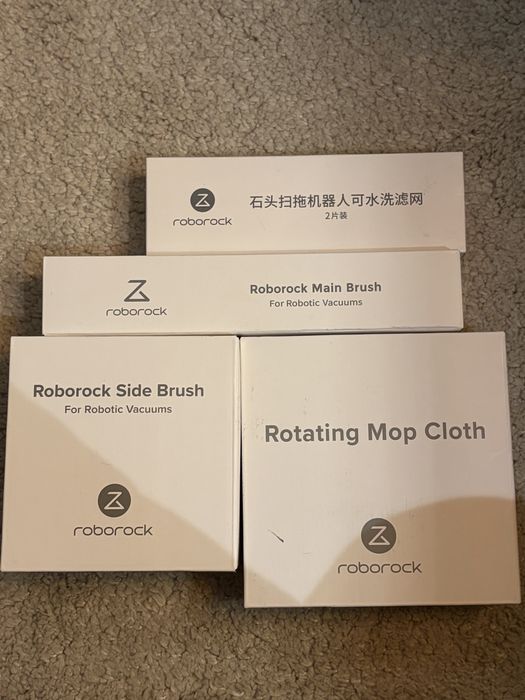 Kit Acessórios ORIGINAIS Roborock (Série Q Revo / S8) - Novos