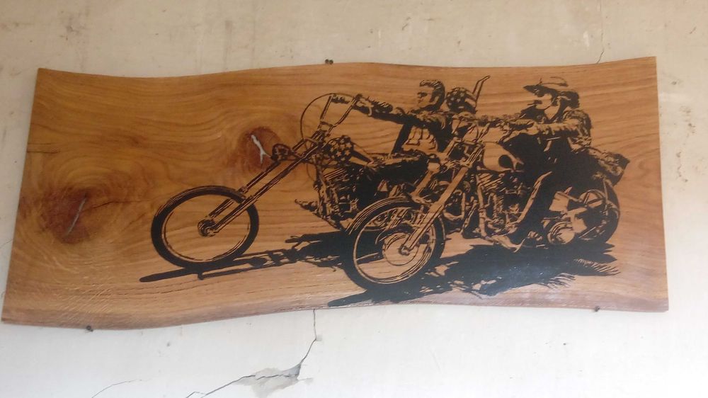 rzeźba motor  Easy Rider Harley-Davidson