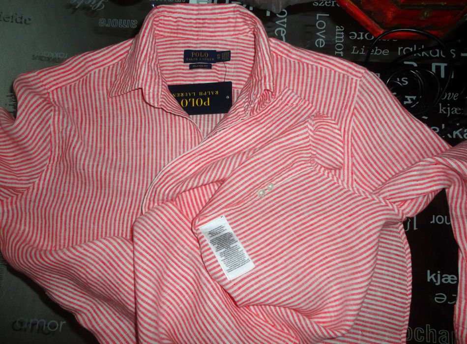 Camisa linho Ralph Lauren