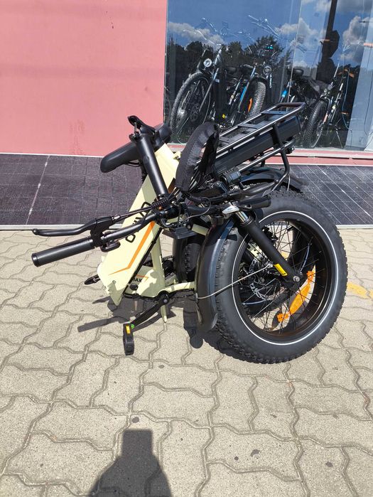 Ovivo C1 MAX składany rower elektryczny Fatbike - zdjęcie 6