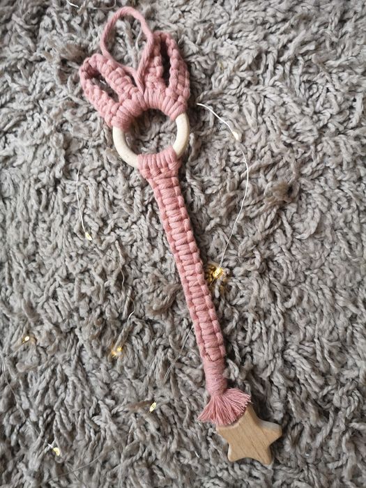 Makrama zawieszka do smoczka
