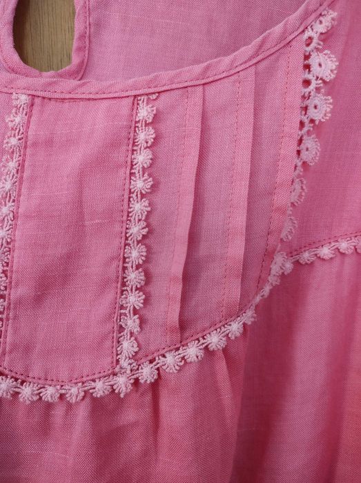 Blusa Rosa Bordados